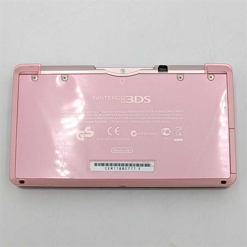 Nintendo 3DS - Pearl Pink - Console - SNR CEM118807775 (B Grade) (Used)